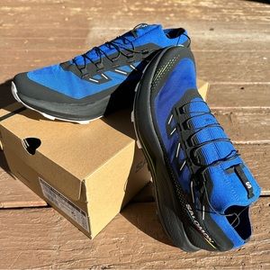 Salomon Pulsar Trail Pro 2, Men’s 10.5 in Surf The Web / Black / Safety Yellow